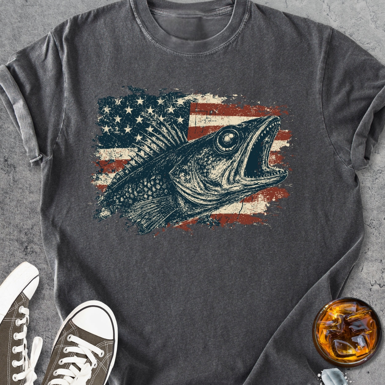 American Walleye - Vintage Heavyweight Tee