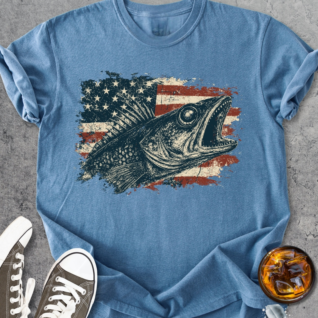 American Walleye - Vintage Heavyweight Tee