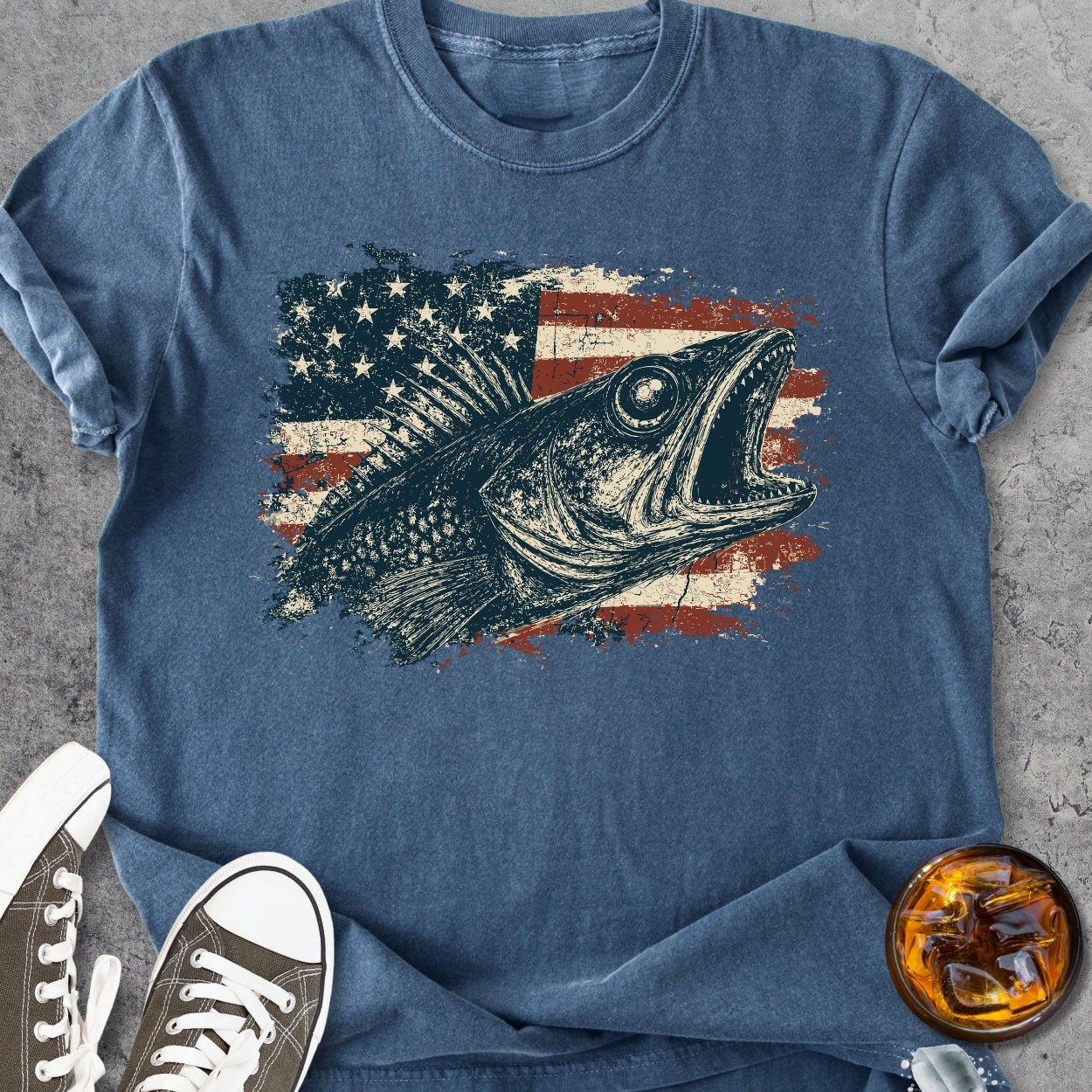 American Walleye - Vintage Heavyweight Tee