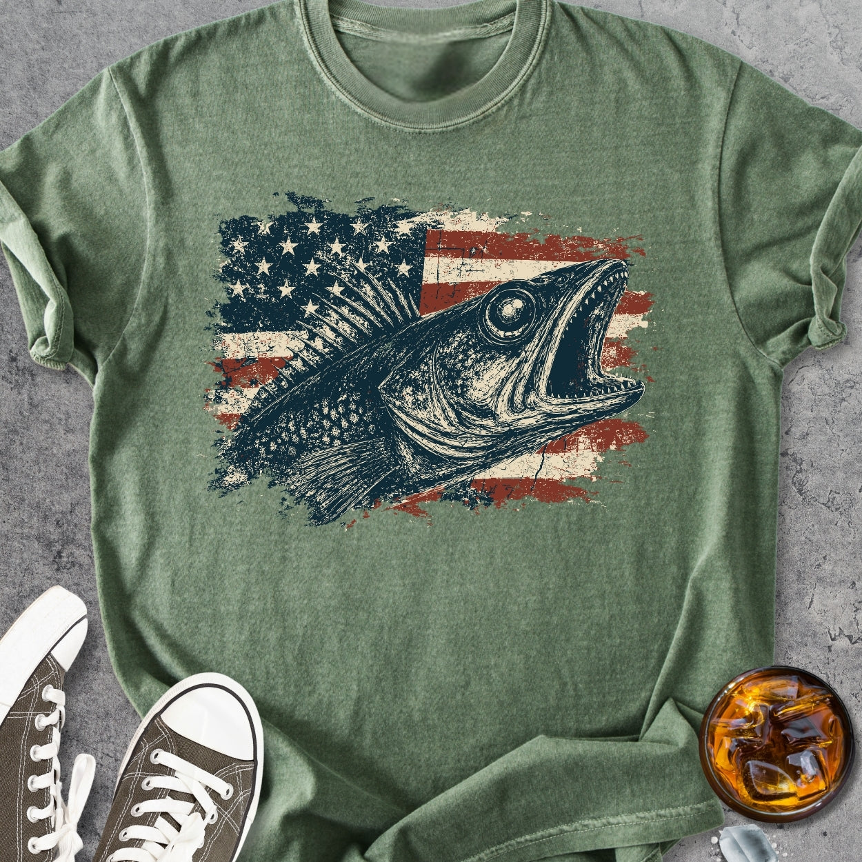 American Walleye - Vintage Heavyweight Tee