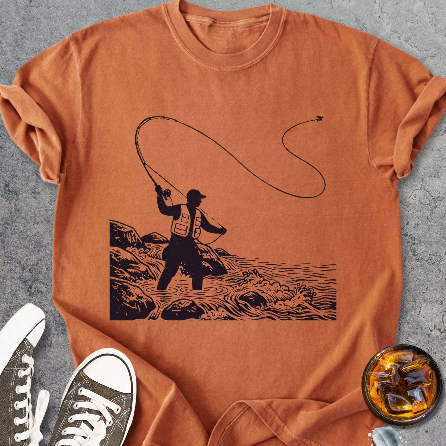 Fly Fishing - Vintage Heavyweight Tee