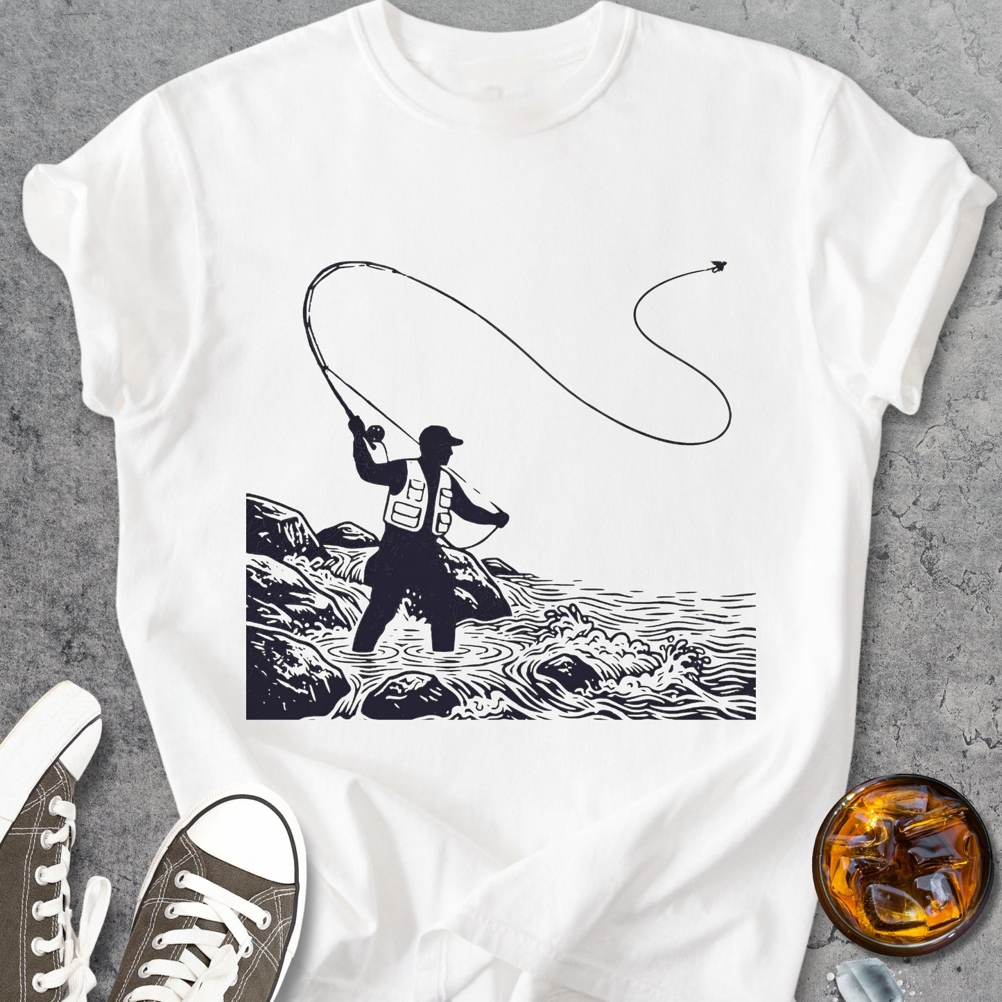 Fly Fishing - Vintage Heavyweight Tee