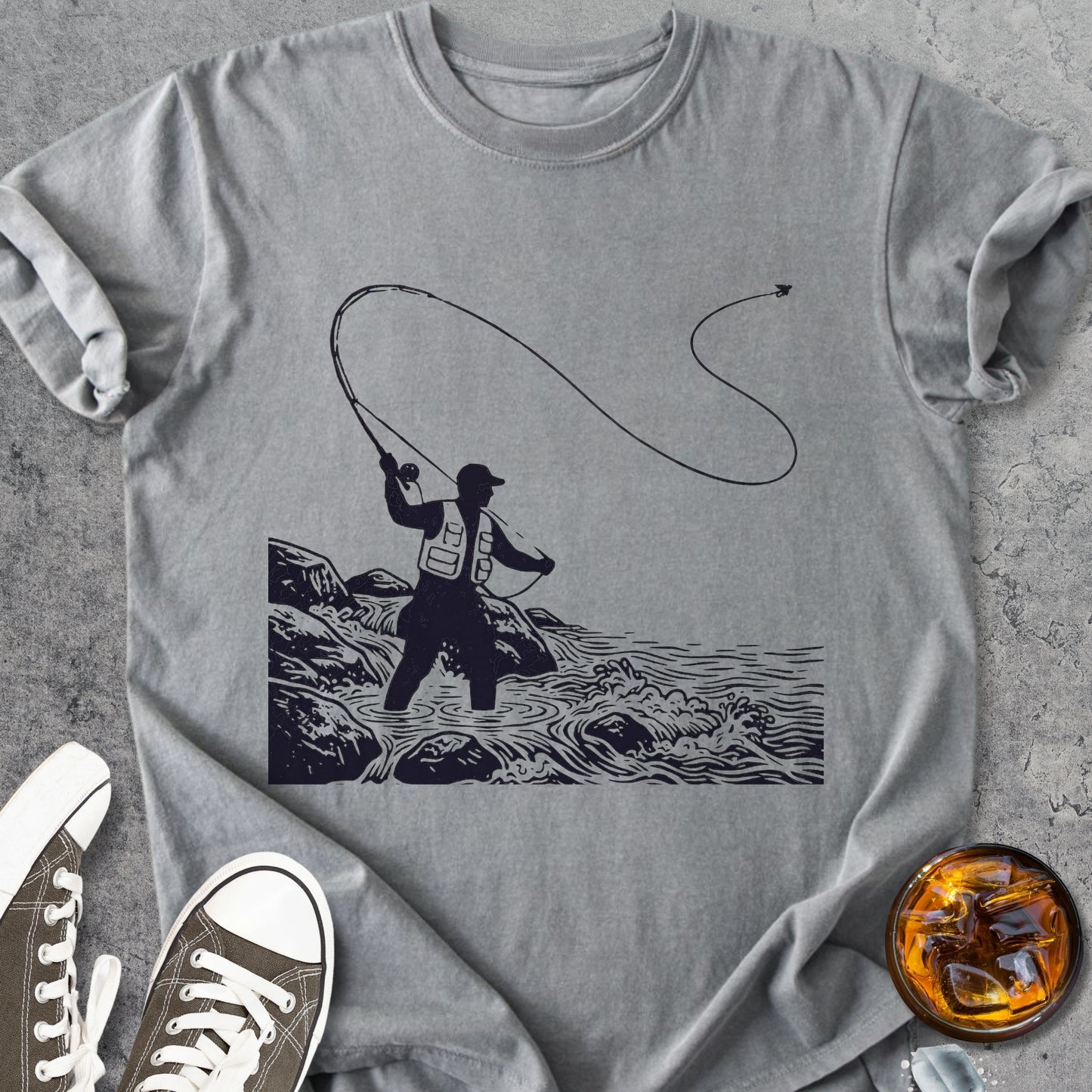 Fly Fishing - Vintage Heavyweight Tee