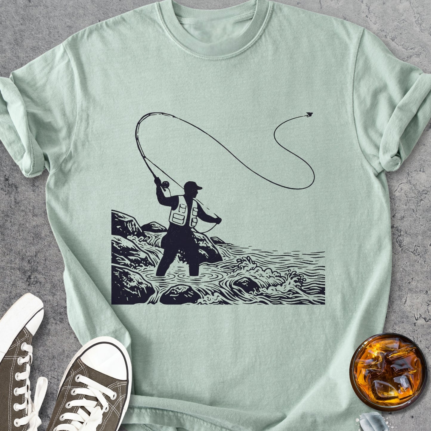 Fly Fishing - Vintage Heavyweight Tee