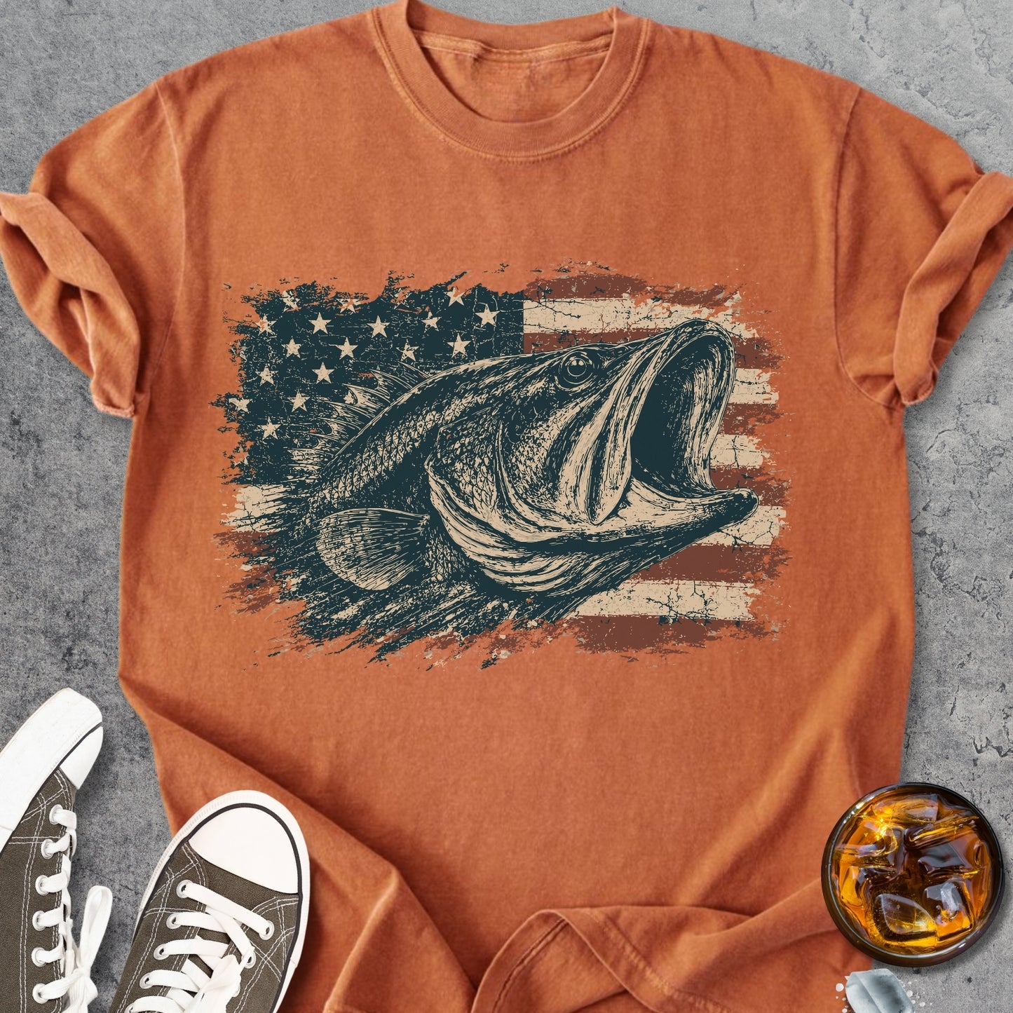 American Bass - Vintage Heavyweight Tee