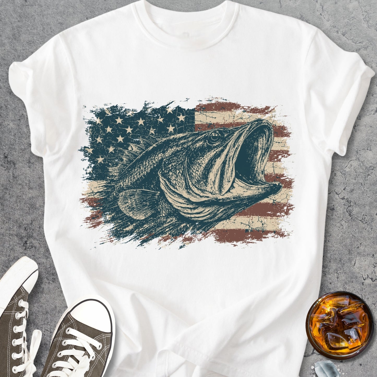 American Bass - Vintage Heavyweight Tee