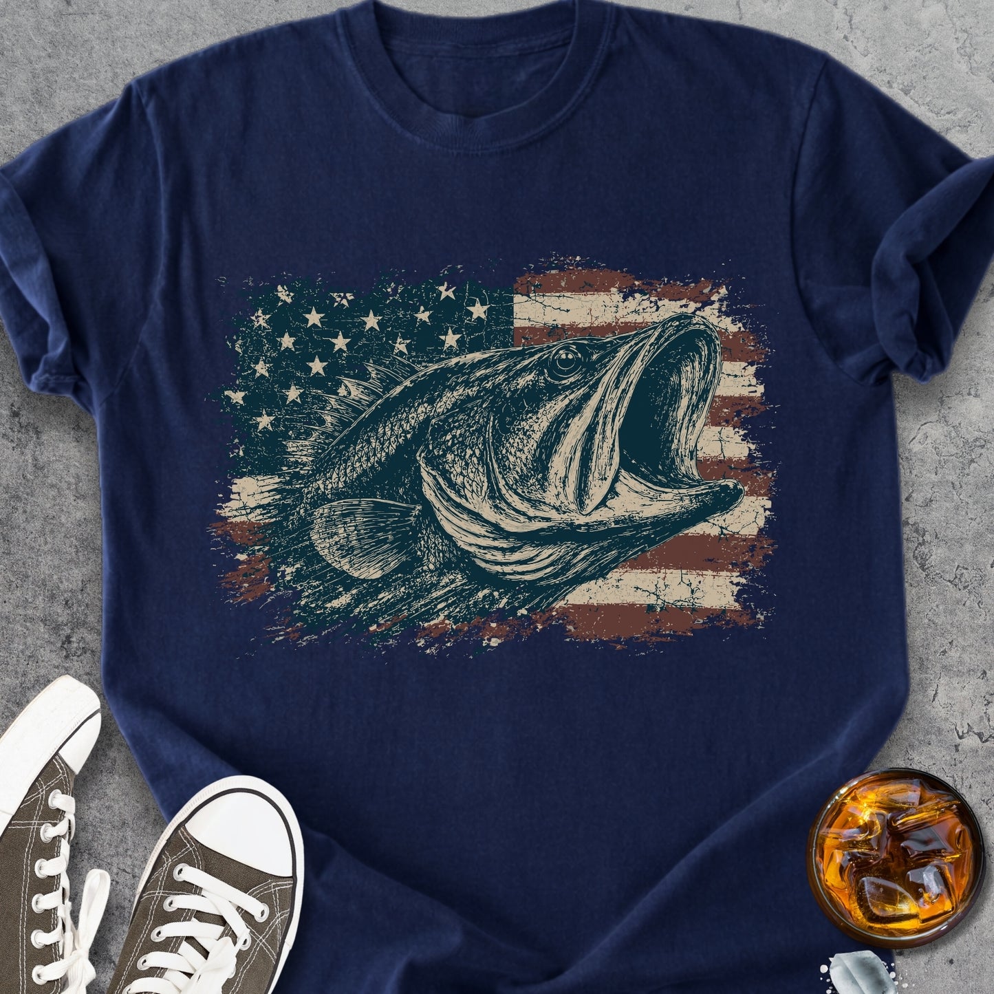 American Bass - Vintage Heavyweight Tee