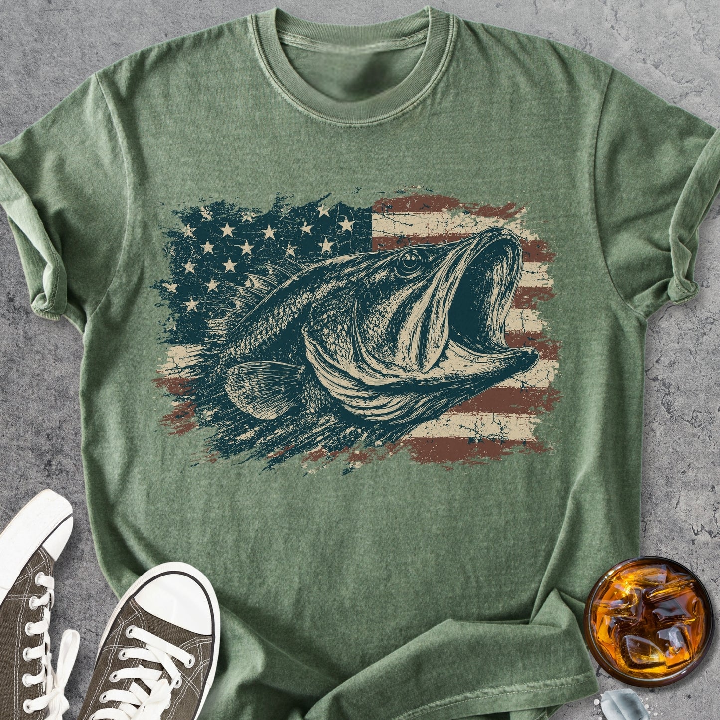 American Bass - Vintage Heavyweight Tee