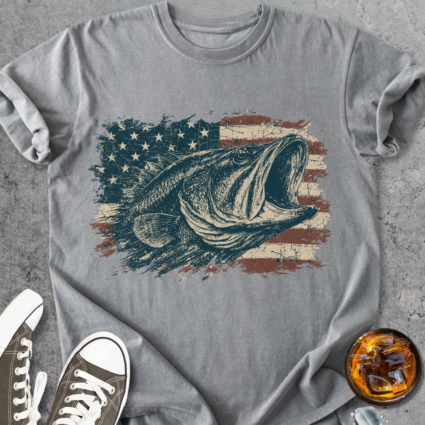 American Bass - Vintage Heavyweight Tee