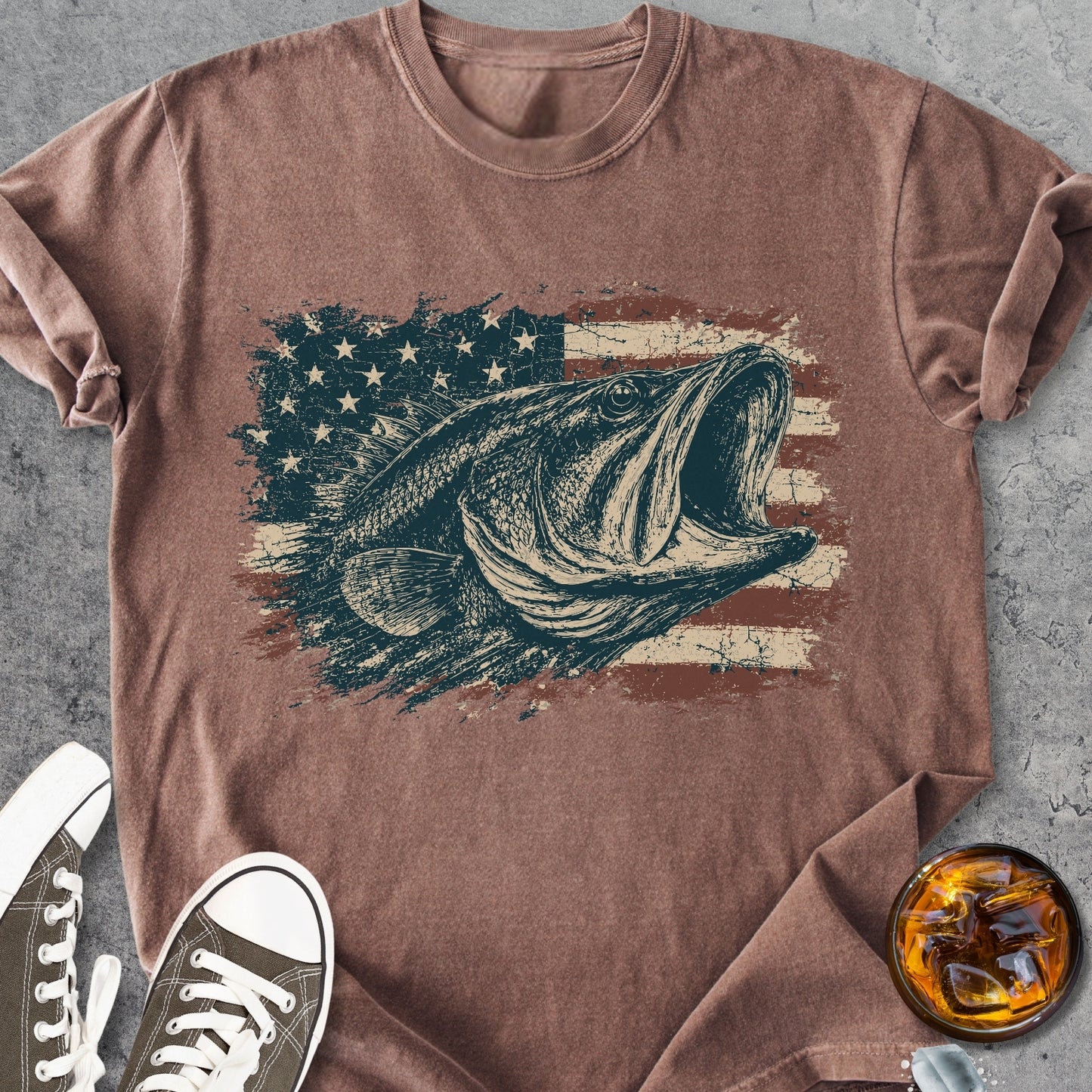 American Bass - Vintage Heavyweight Tee