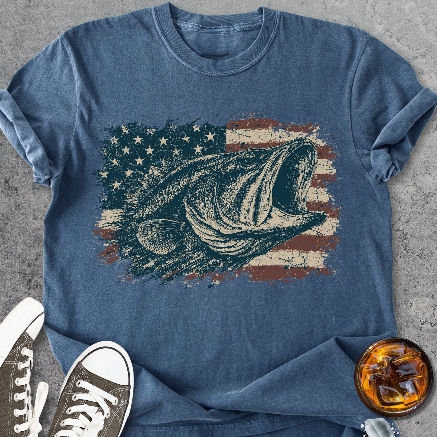American Bass - Vintage Heavyweight Tee