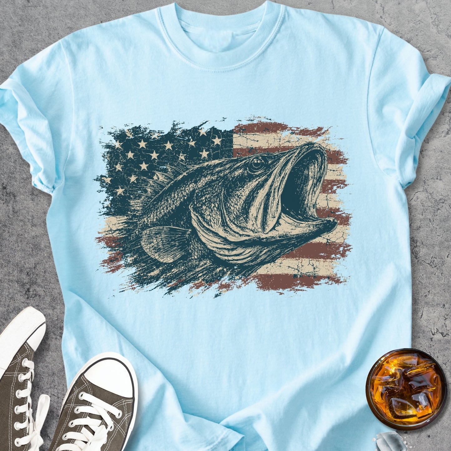 American Bass - Vintage Heavyweight Tee