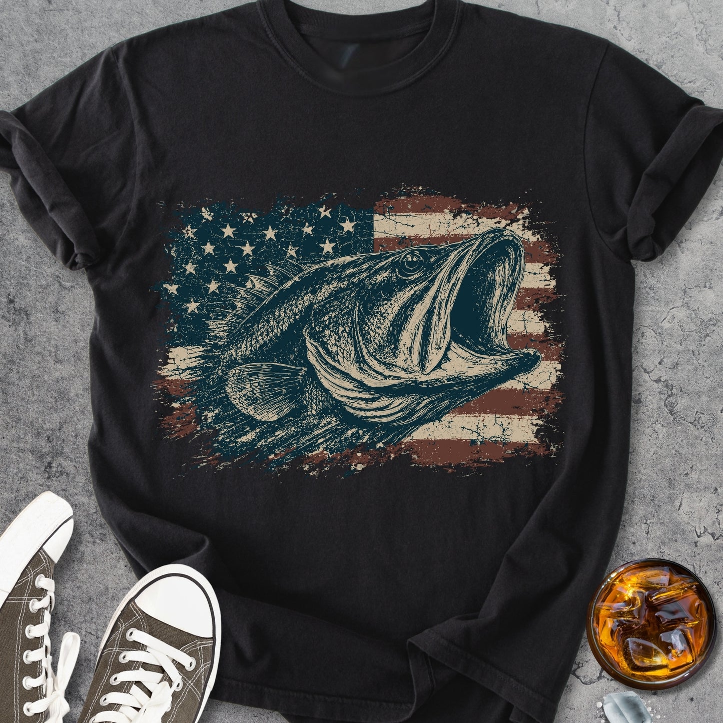 American Bass - Vintage Heavyweight Tee