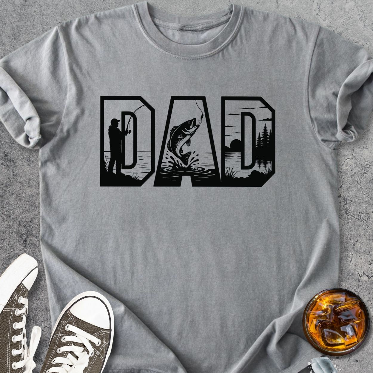 Fishing Dad - Vintage Heavyweight Tee