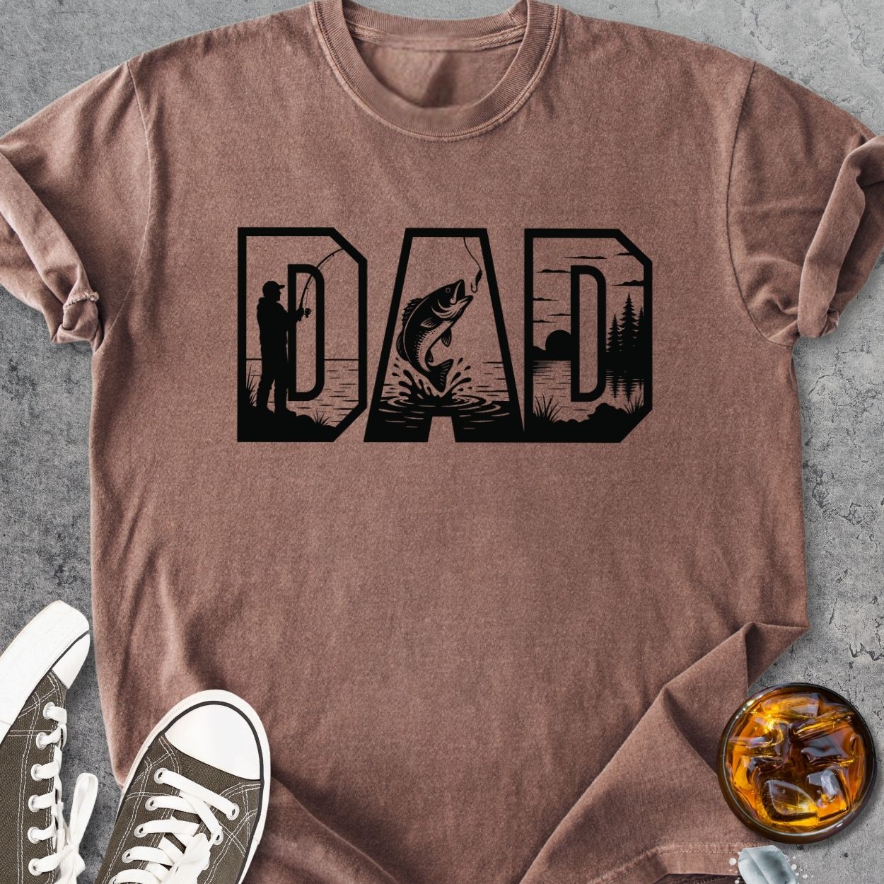 Fishing Dad - Vintage Heavyweight Tee