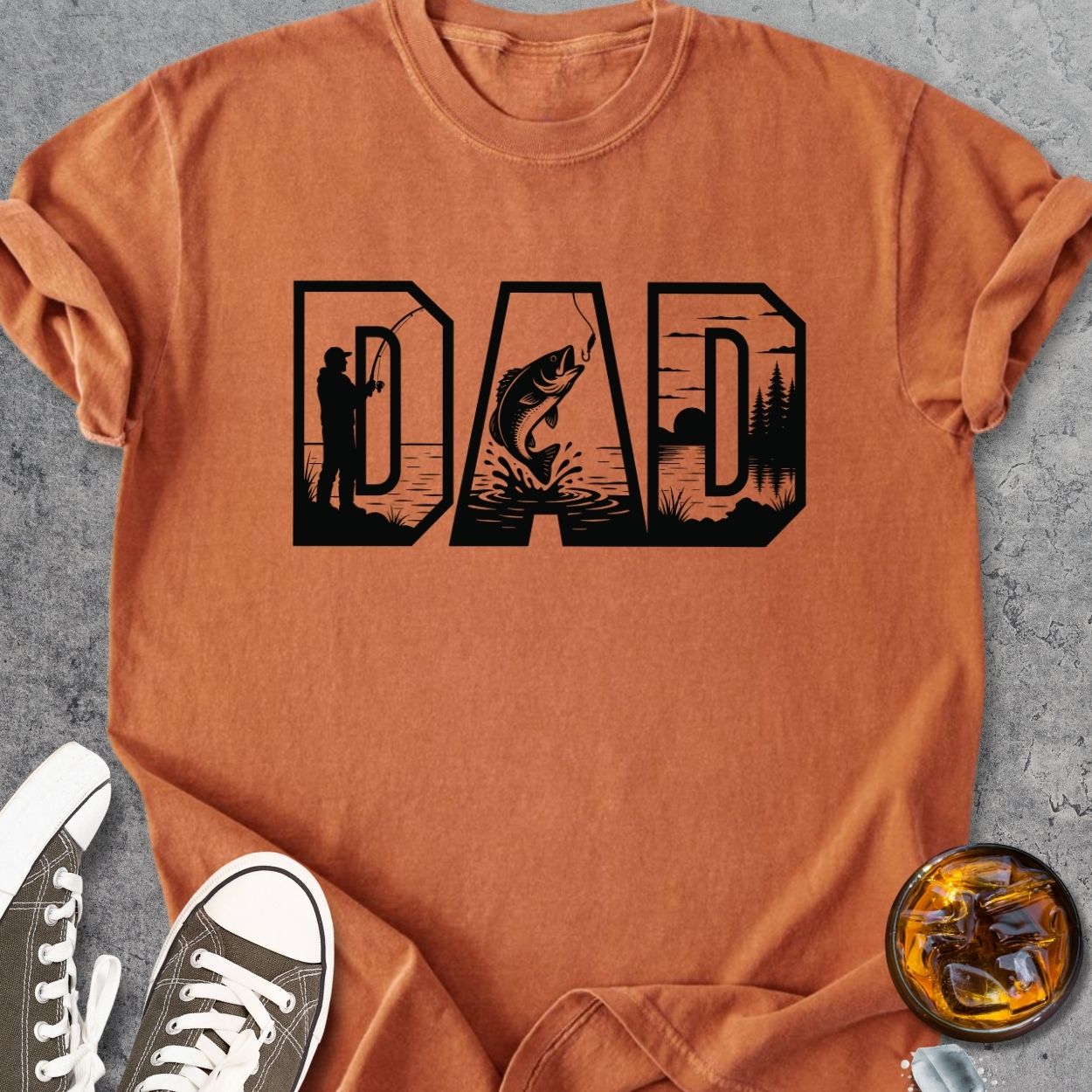 Fishing Dad - Vintage Heavyweight Tee