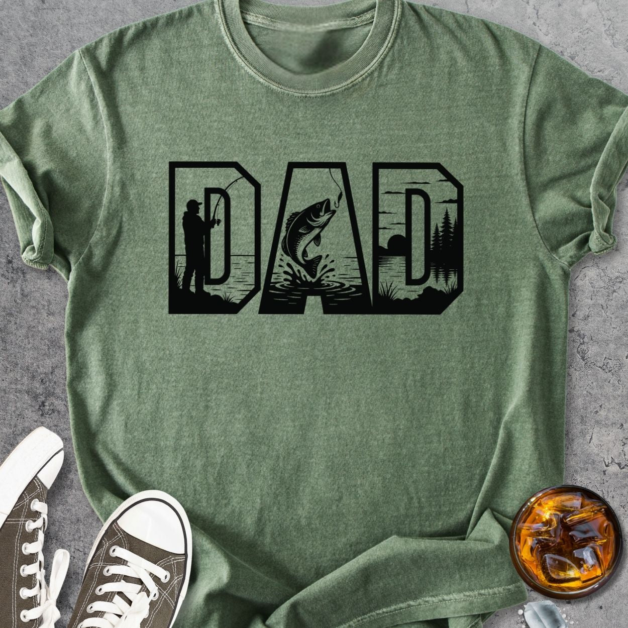 Fishing Dad - Vintage Heavyweight Tee