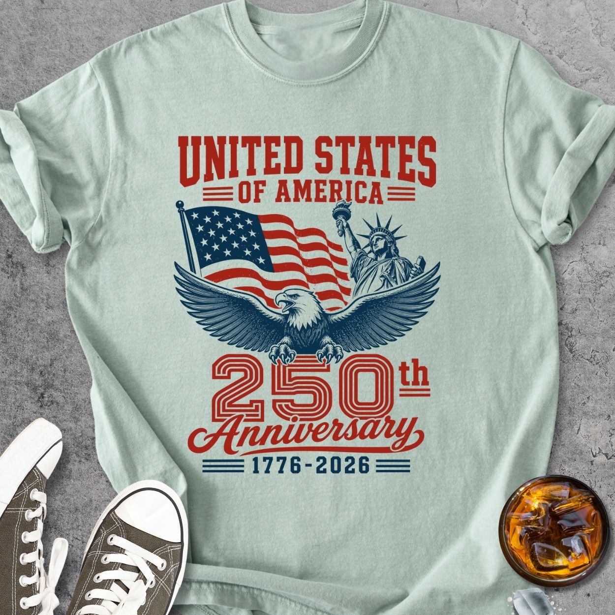 USA 250th Anniversary - Premium Heavyweight Tee