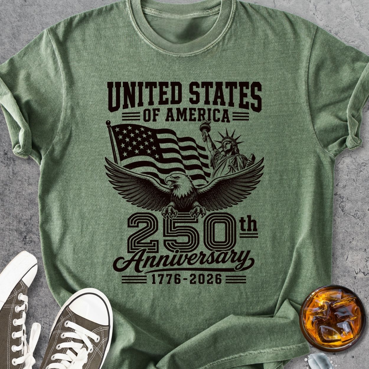 USA 250th Anniversary - Premium Heavyweight Tee