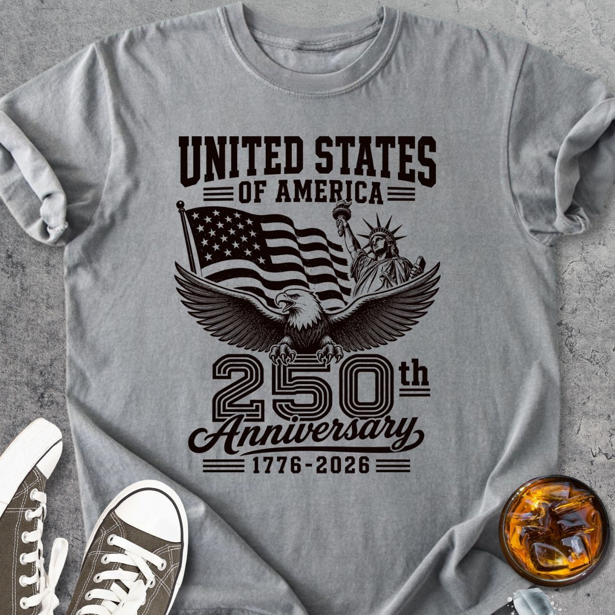 USA 250th Anniversary - Premium Heavyweight Tee
