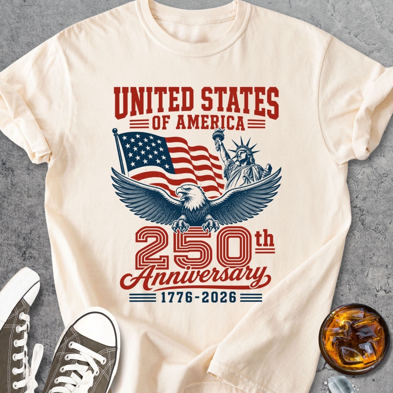 USA 250th Anniversary - Premium Heavyweight Tee