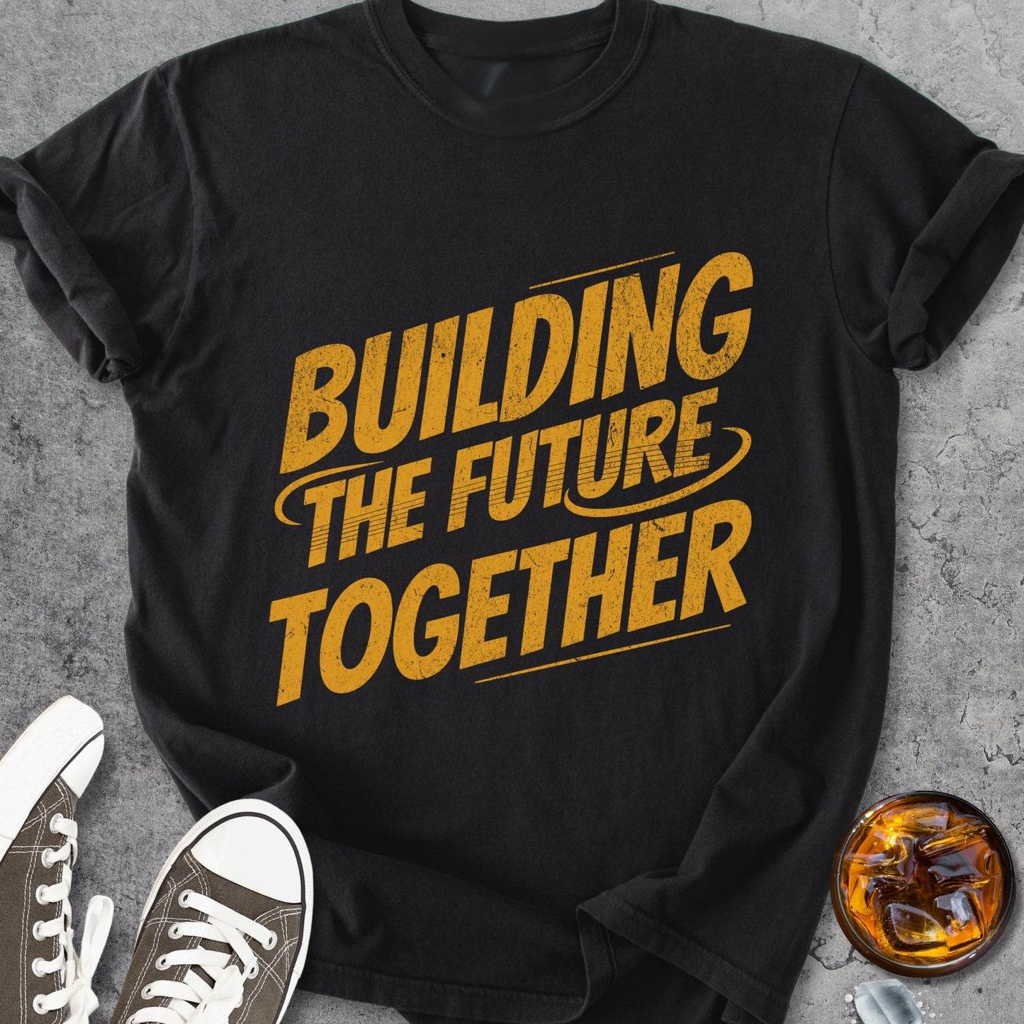 Building The Future Together - Premium Heavyweight Tee