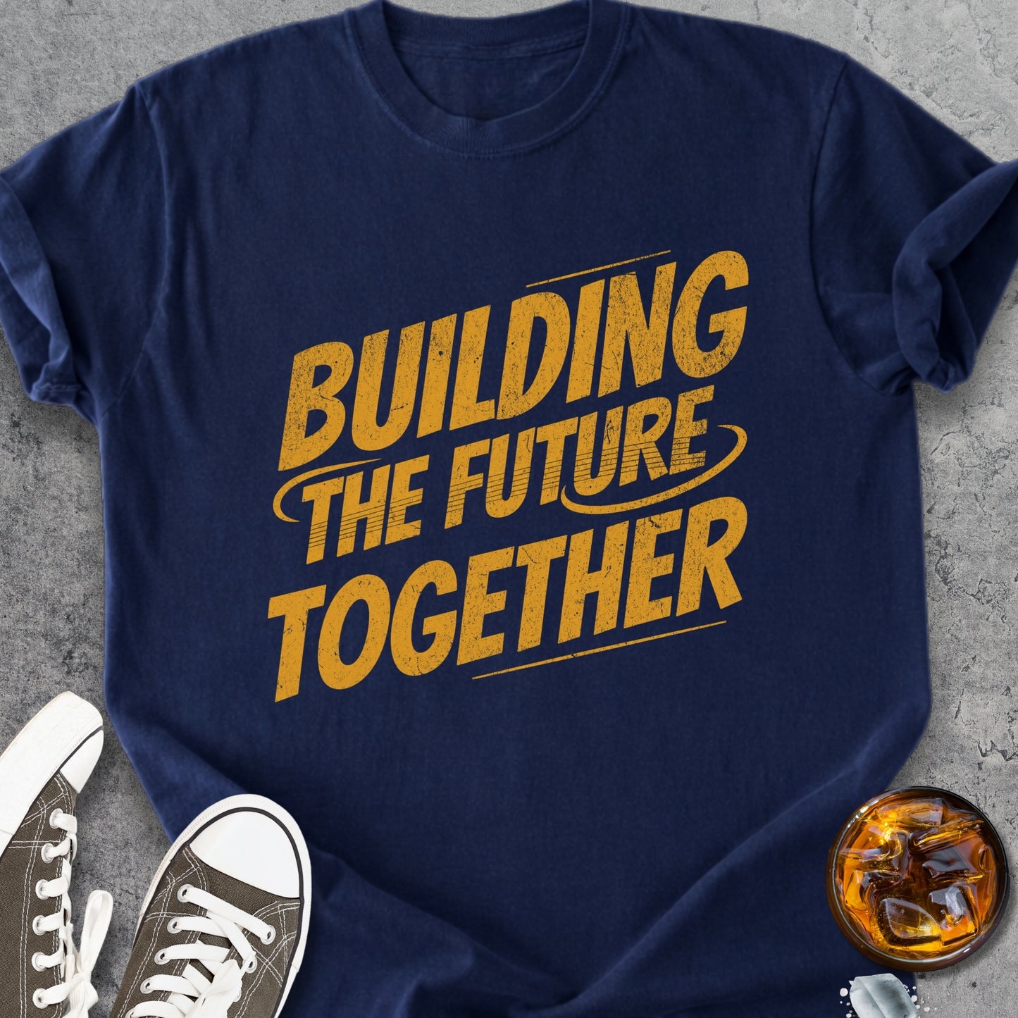 Building The Future Together - Premium Heavyweight Tee