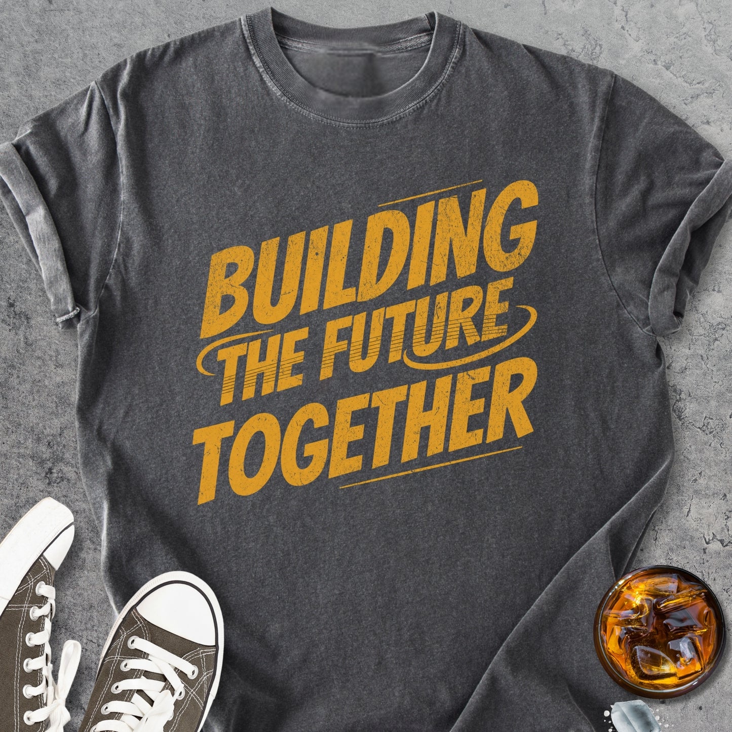 Building The Future Together - Premium Heavyweight Tee