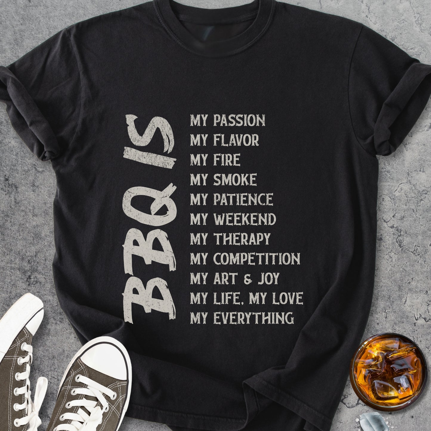 BBQ Is My - Premium Heavyweight Tee