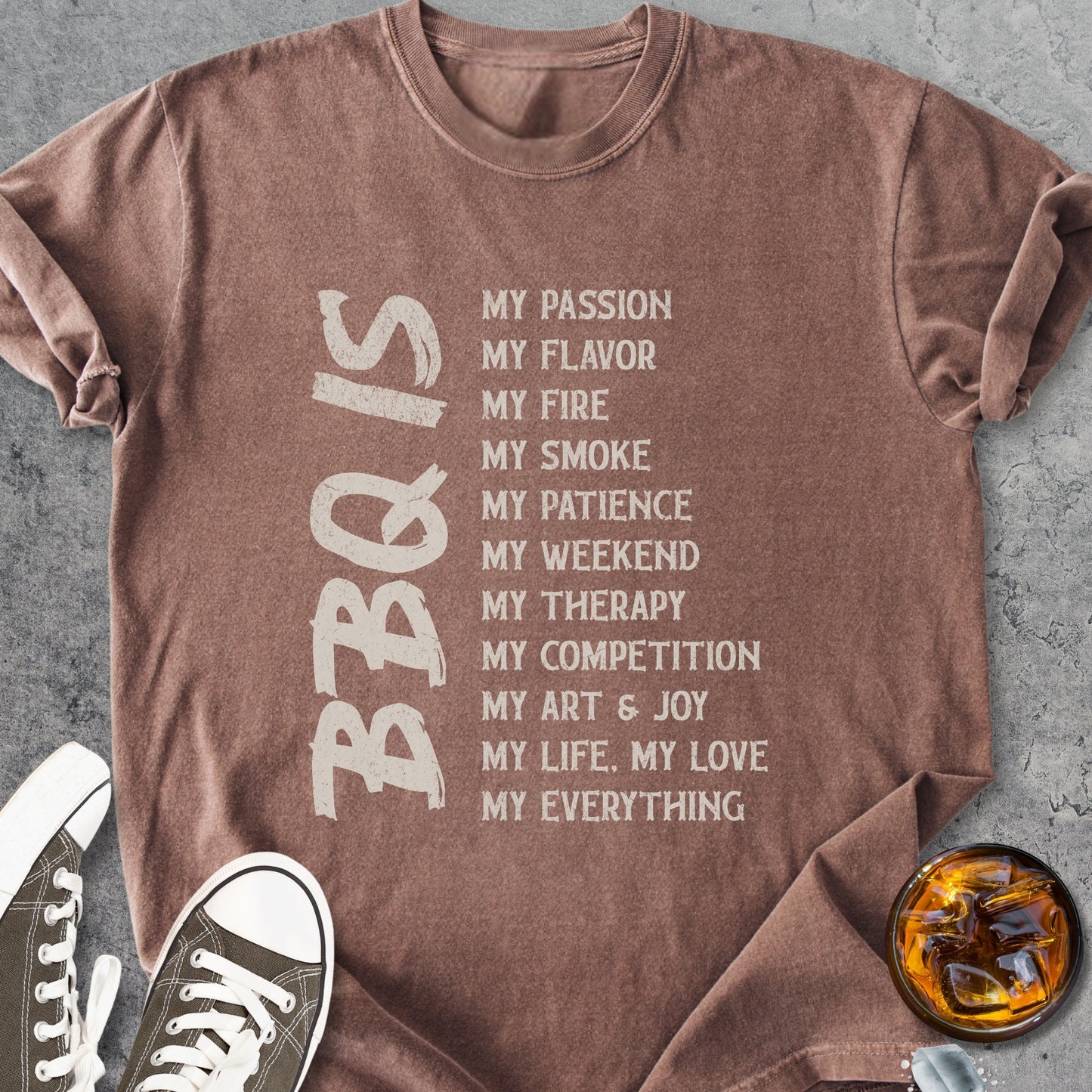 BBQ Is My - Premium Heavyweight Tee