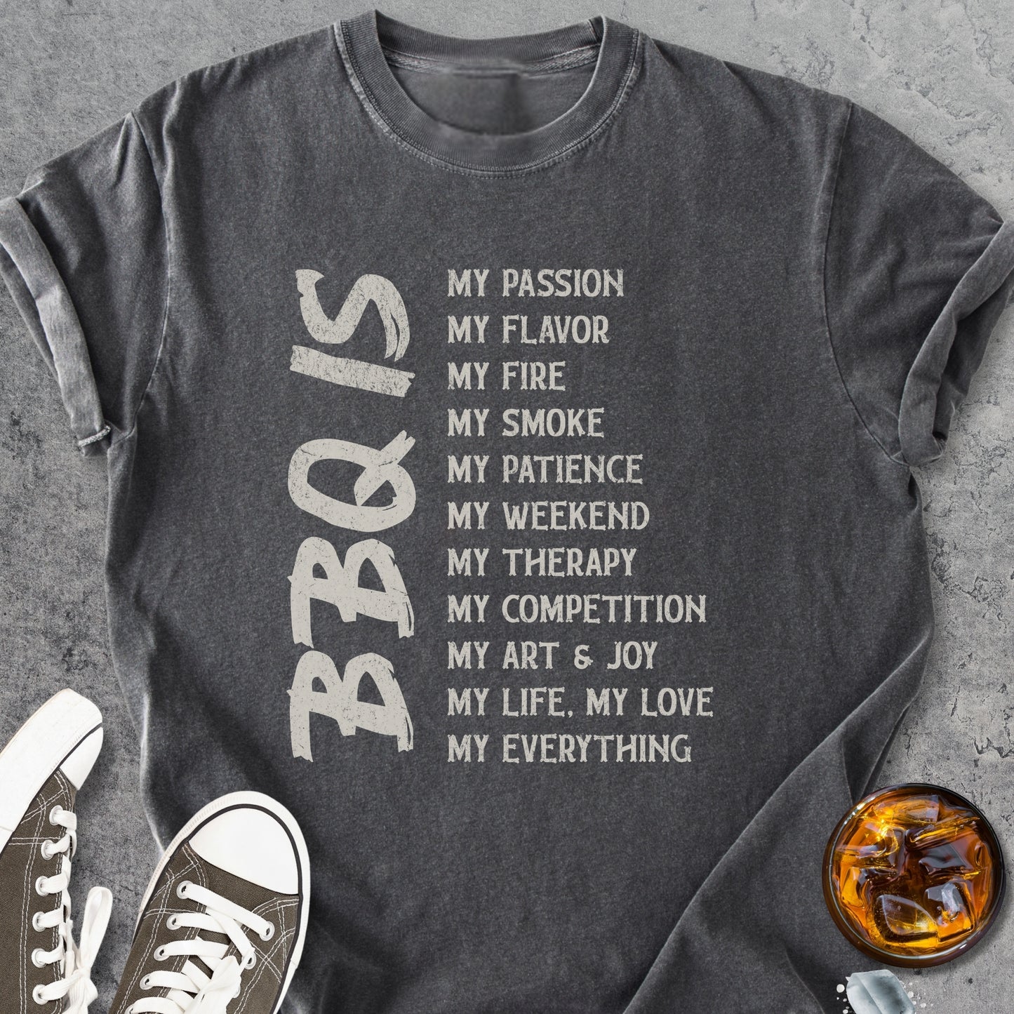 BBQ Is My - Premium Heavyweight Tee