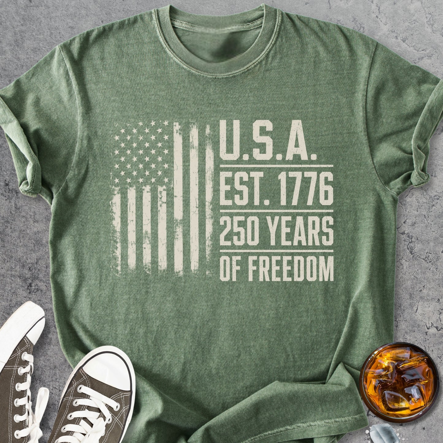 Est.1776 Freedom - Premium Heavyweight Tee