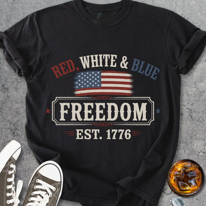 Red, White And Blue - Premium Heavyweight Tee