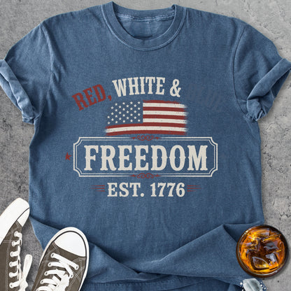 Red, White And Blue - Premium Heavyweight Tee