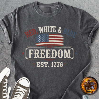 Red, White And Blue - Premium Heavyweight Tee