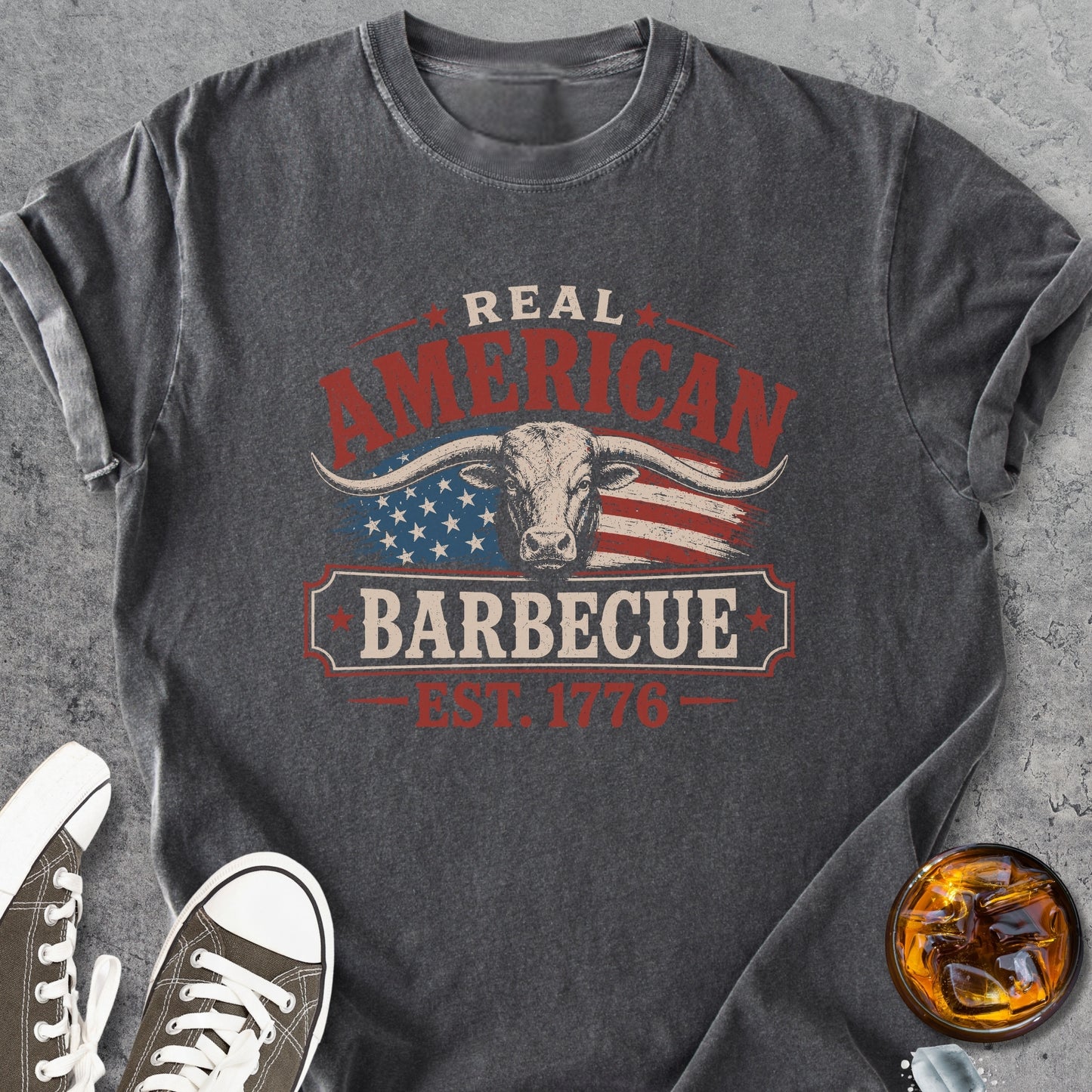 Real American Barbecue - Premium Heavyweight Tee