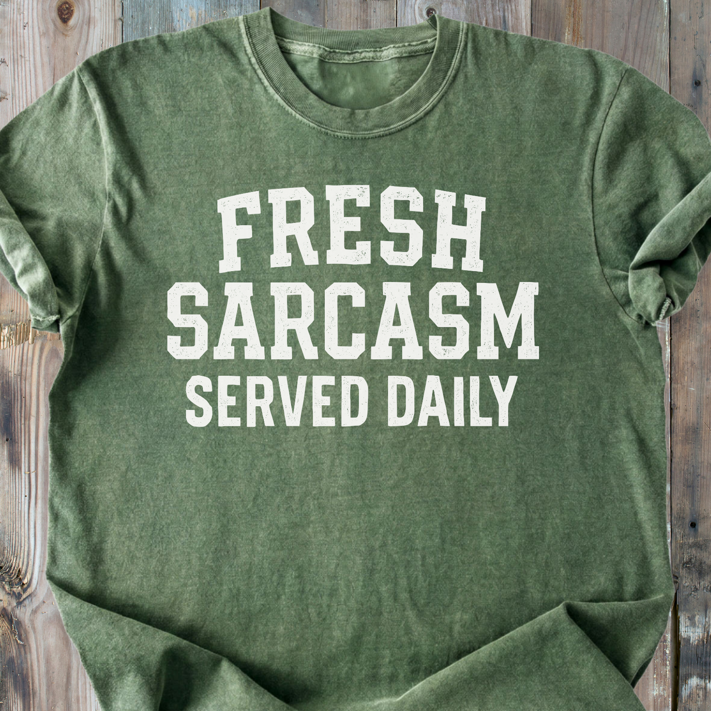 Sarcasm Served Daily - Premium Heavyweight Tee