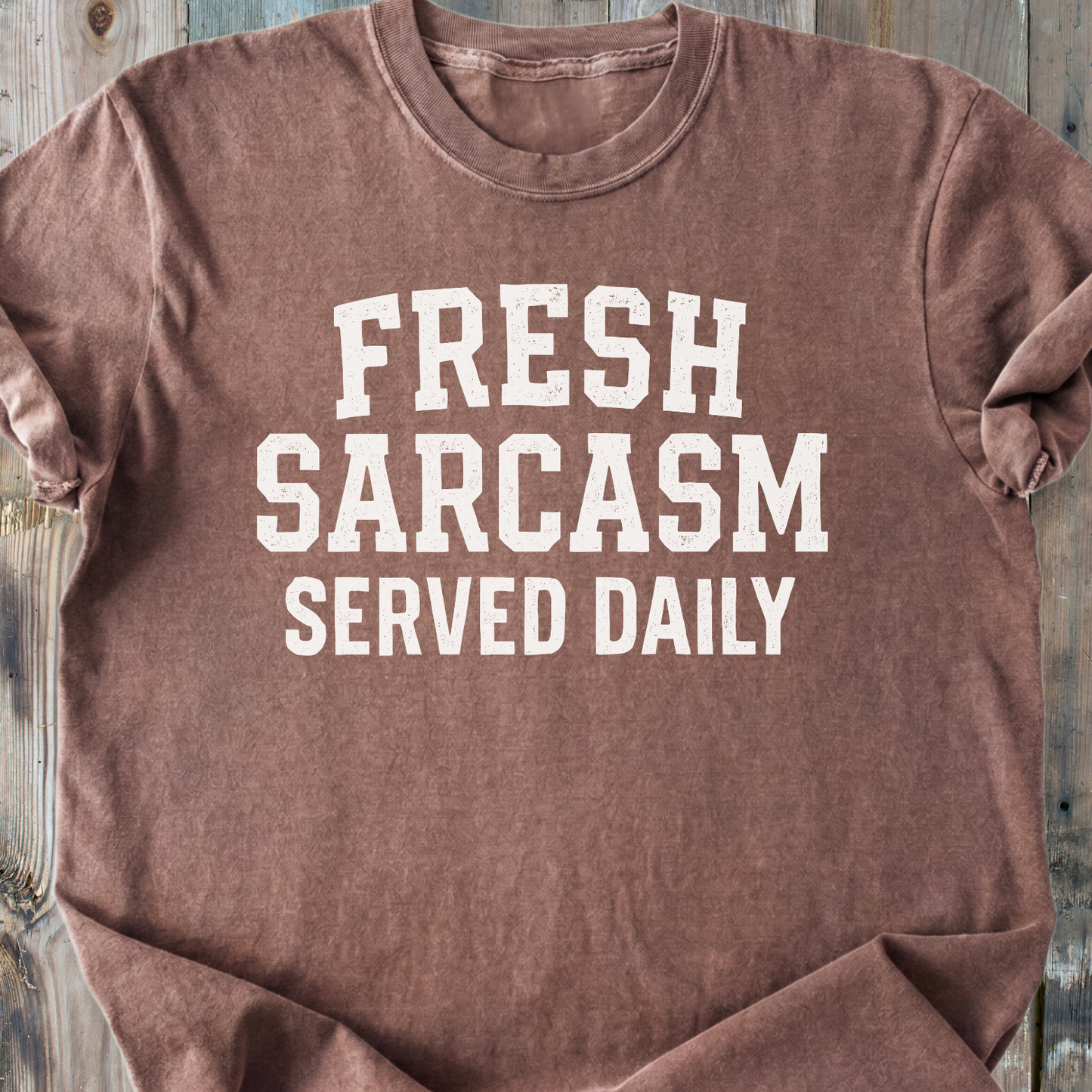 Sarcasm Served Daily - Premium Heavyweight Tee