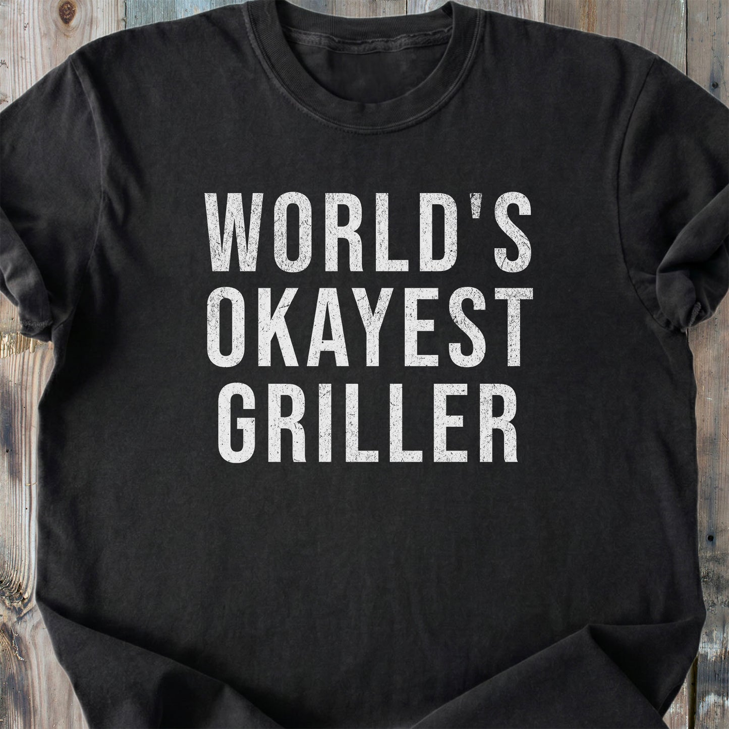 World's Okayest Griller - Premium Heavyweight Tee