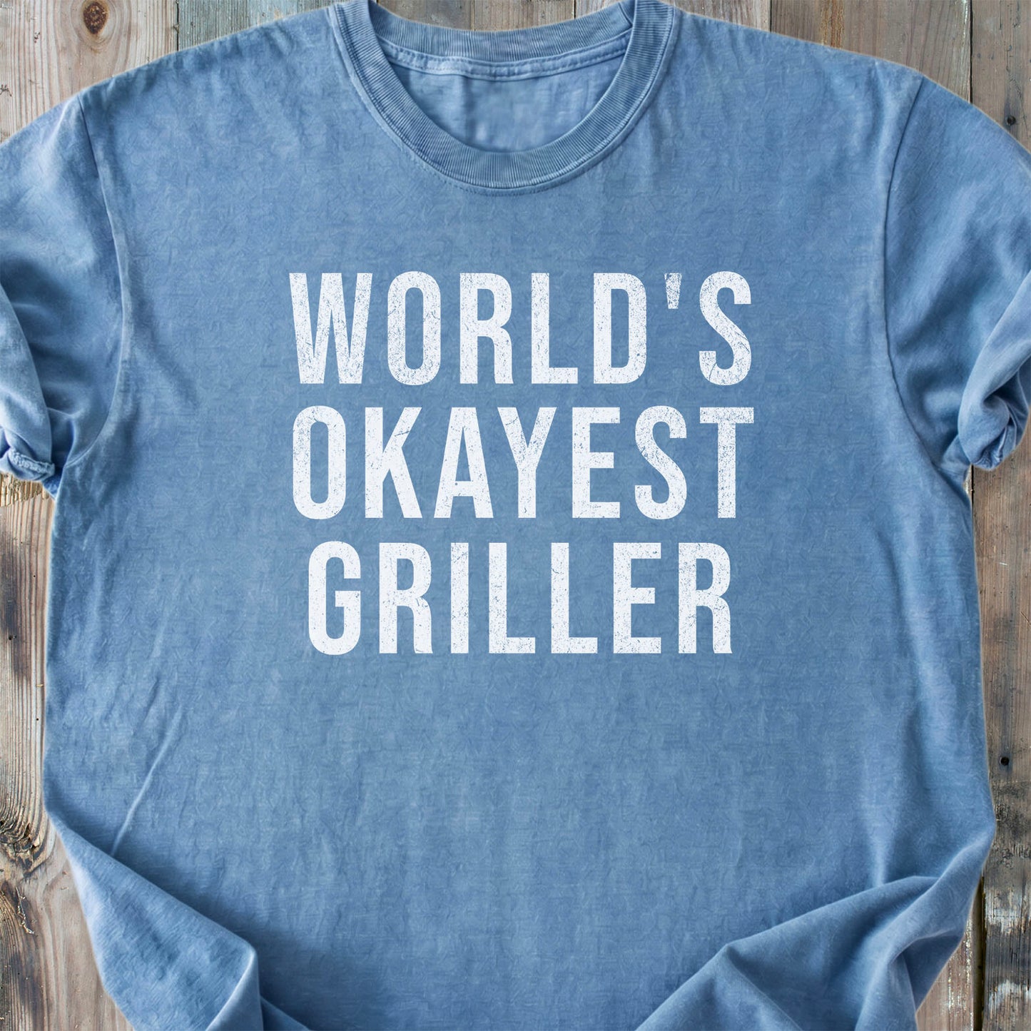 World's Okayest Griller - Premium Heavyweight Tee