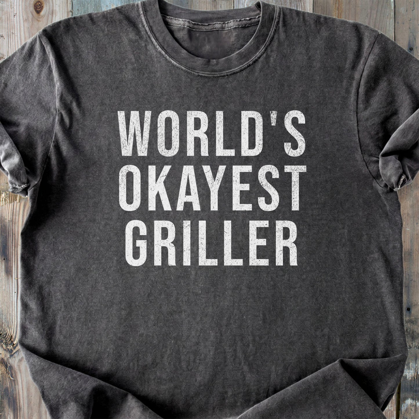 World's Okayest Griller - Premium Heavyweight Tee