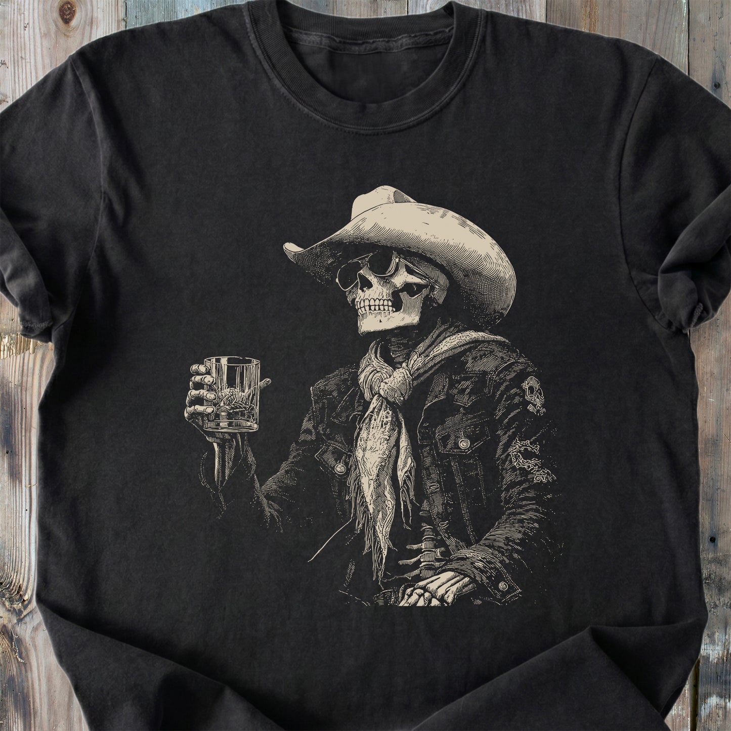 Skeleton After Hour - Premium Heavyweight Tee