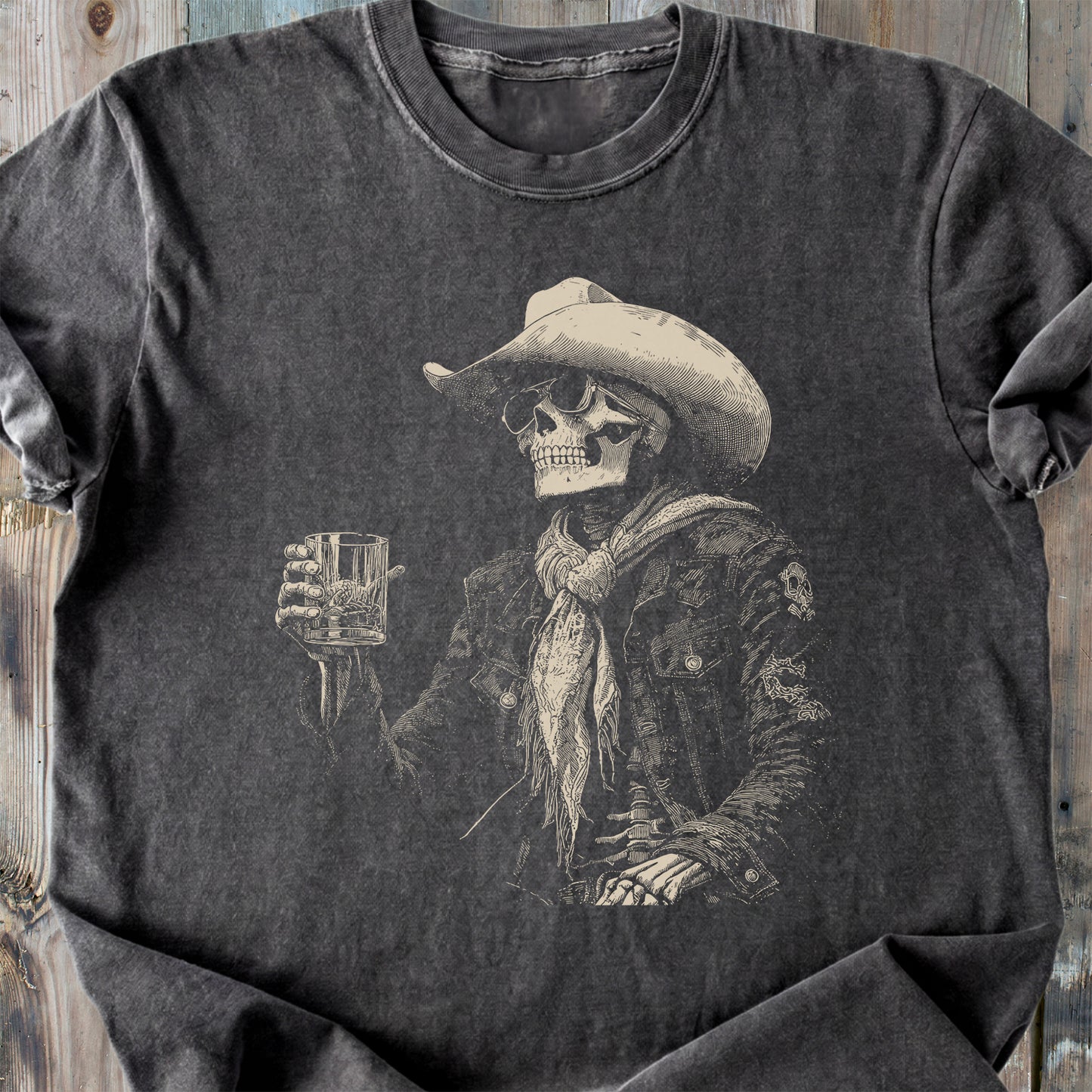 Skeleton After Hour - Premium Heavyweight Tee