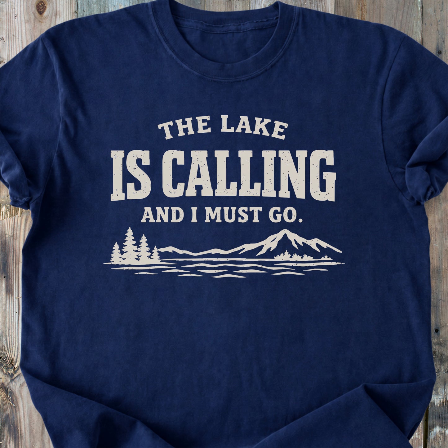 The Lake Is Calling - Premium Heavyweight Tee