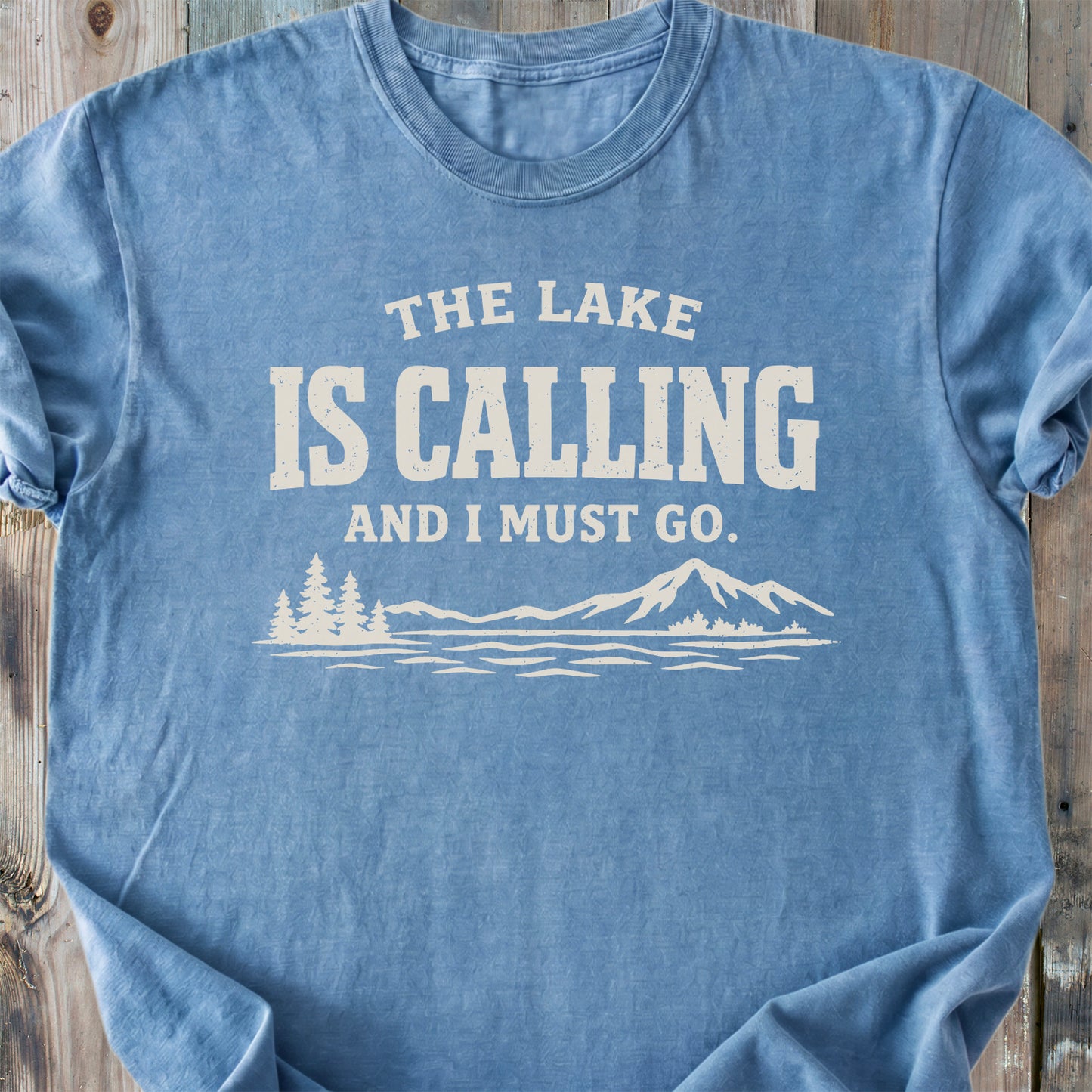 The Lake Is Calling - Premium Heavyweight Tee