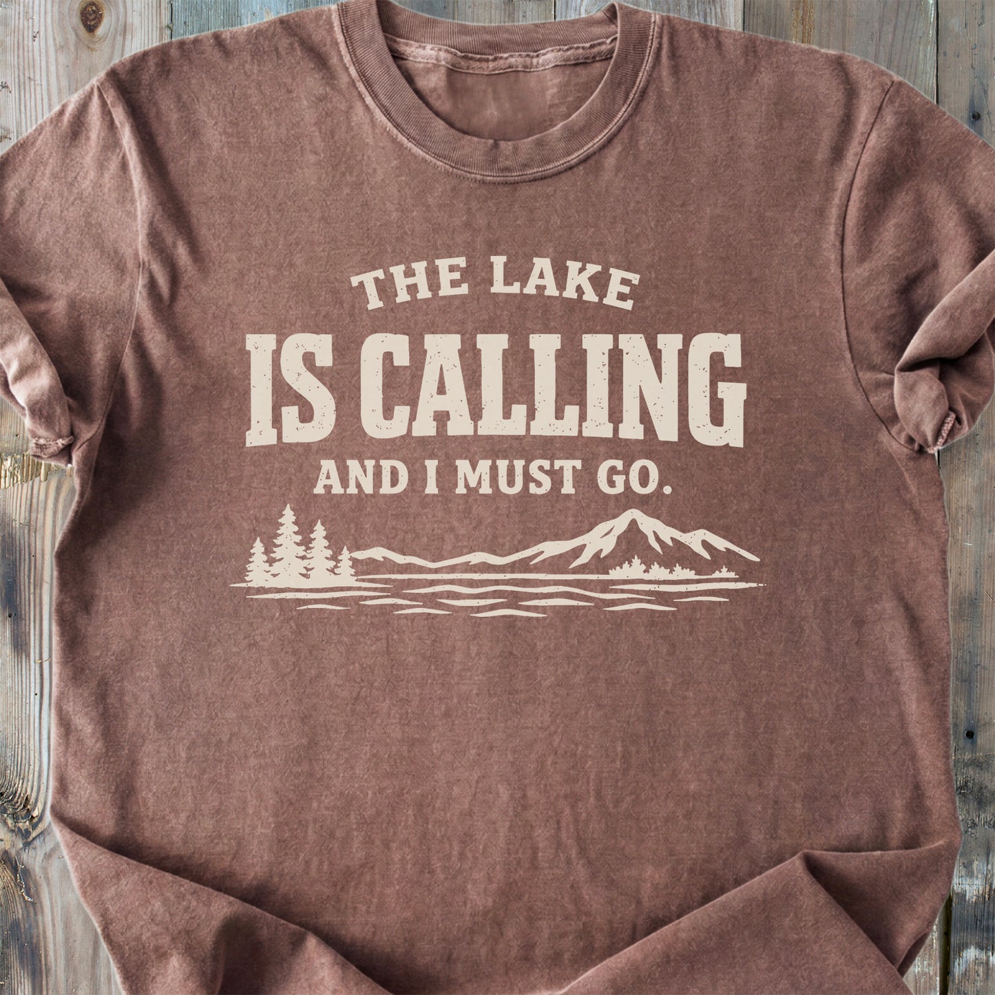 The Lake Is Calling - Premium Heavyweight Tee
