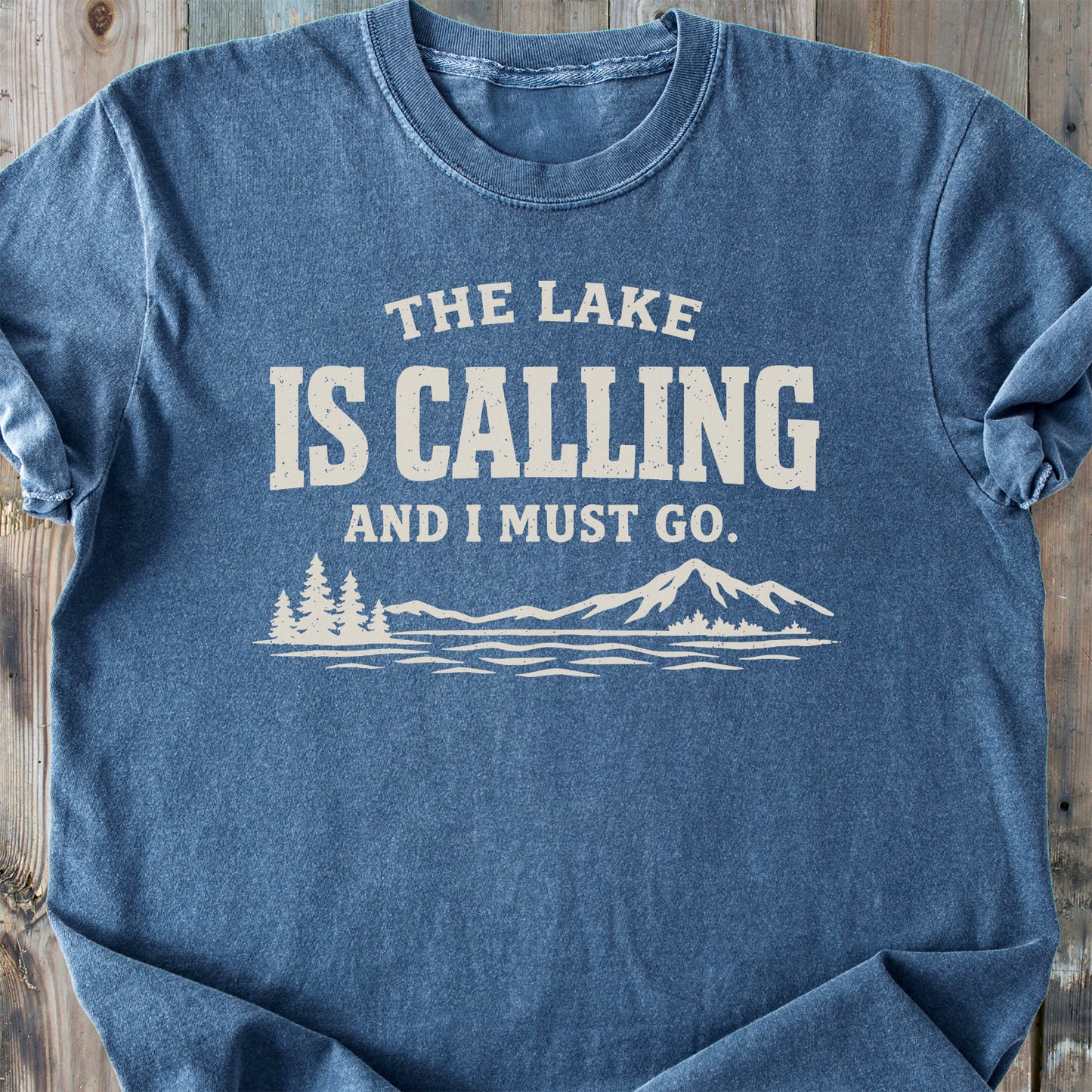 The Lake Is Calling - Premium Heavyweight Tee
