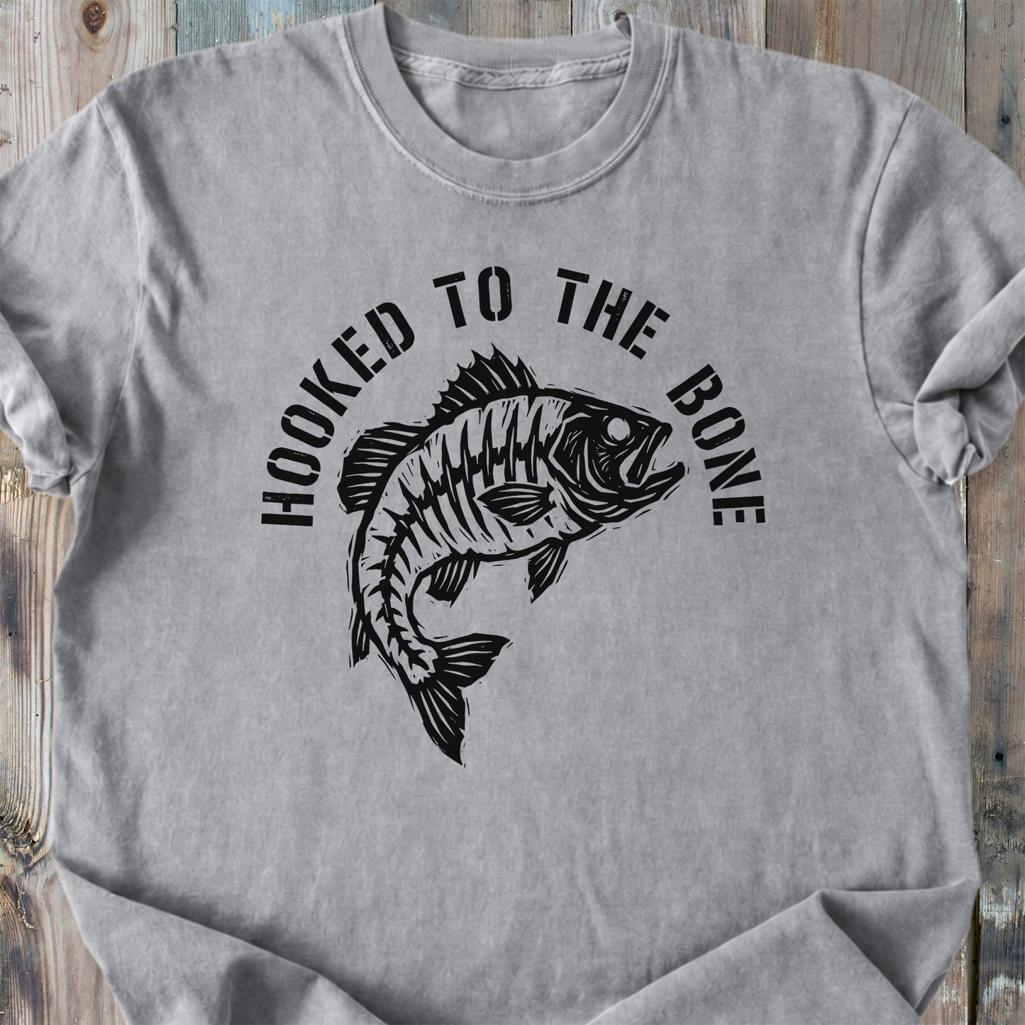 Hooked To The Bone - Premium Heavyweight Tee
