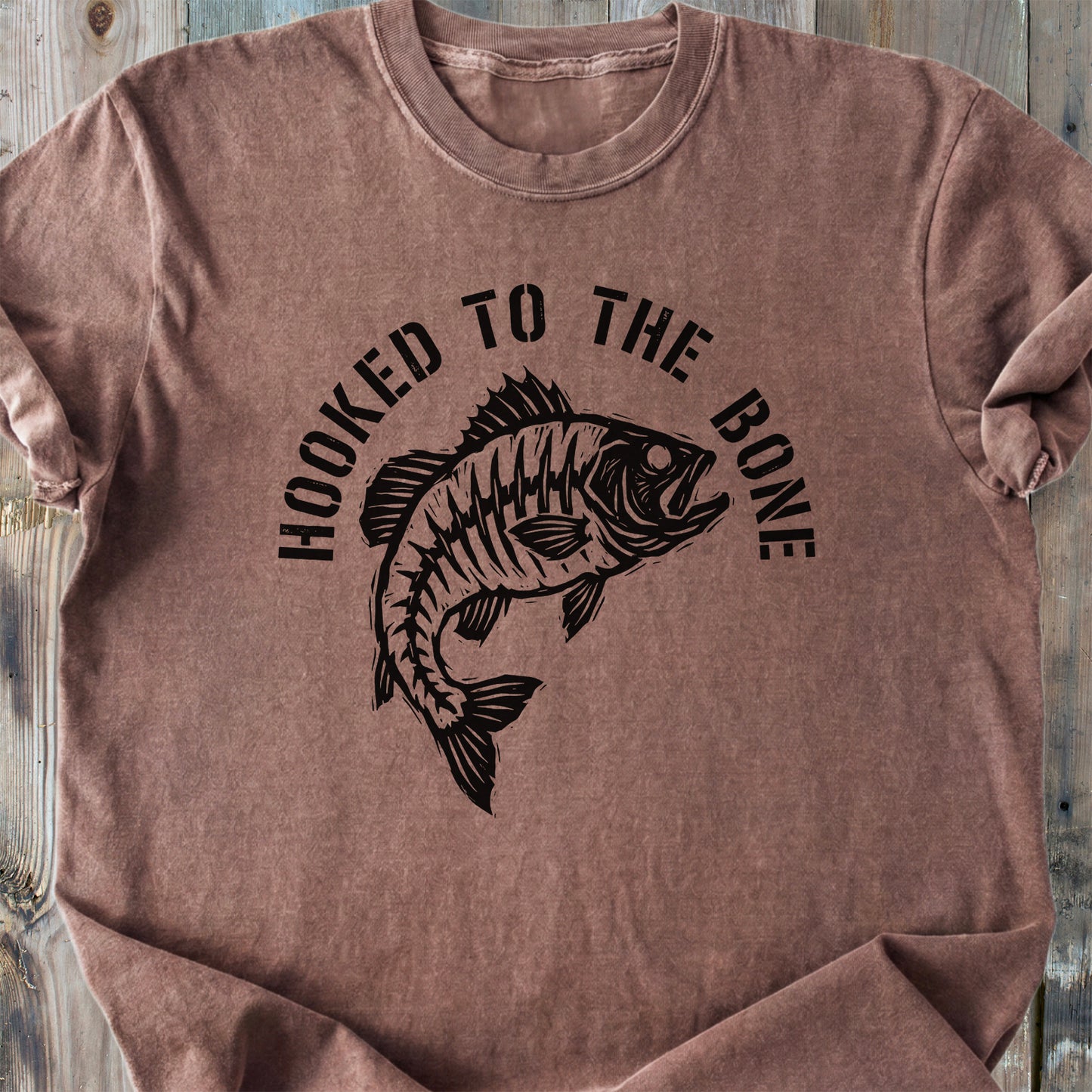 Hooked To The Bone - Premium Heavyweight Tee