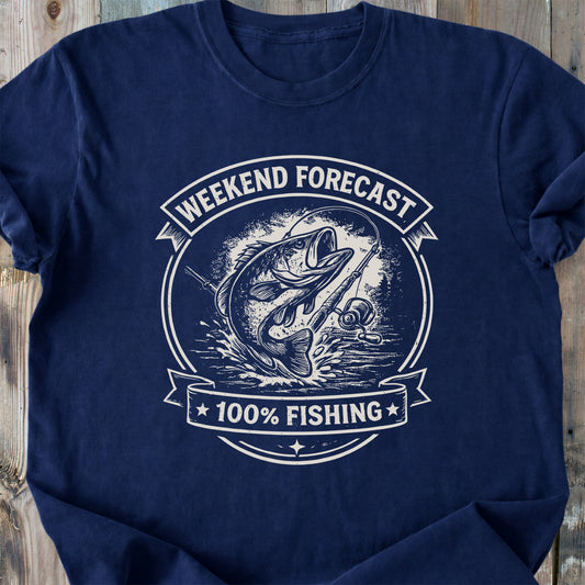 Weekend Forecast Fishing - Premium Heavyweight Tee